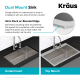 A thumbnail of the Kraus KHT301-18 Dual Mount Sink Instructions