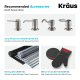 A thumbnail of the Kraus KHT301-18 Recommended Accessories
