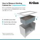 A thumbnail of the Kraus KHU-100R3-30 Kraus-KHU-100R3-30-Measuring Cabinet for Undermount