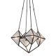 A thumbnail of the Kuzco Lighting CH332421 Urban Bronze / Clear Ribbed Glass