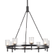 A thumbnail of the Kuzco Lighting CH338836 Urban Bronze / Clear Crystal