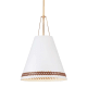 A thumbnail of the Kuzco Lighting PD342020 Matte White / Hazelnut Leather