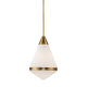 A thumbnail of the Kuzco Lighting PD348022 Vintage Brass / Matte Opal Glass