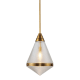 A thumbnail of the Kuzco Lighting PD348022 Vintage Brass / Clear Prismatic Glass