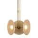 A thumbnail of the Kuzco Lighting PD350318 Vintage Brass / Woven Rattan