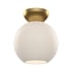A thumbnail of the Kuzco Lighting SF59708 Brushed Gold / Opal Glass