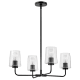 A thumbnail of the Lark 83454 Chandelier with Canopy - BK