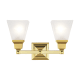 A thumbnail of the Livex Lighting 1032 Polished Brass