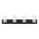 A thumbnail of the Livex Lighting 18474 Black / Brushed Nickel Accents
