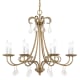 A thumbnail of the Livex Lighting 40878 Antique Gold Leaf