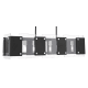 A thumbnail of the Livex Lighting 45997 Black with Brushed Nickel Accents