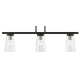 A thumbnail of the Livex Lighting 46713 Black / Brushed Nickel Accents