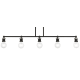 A thumbnail of the Livex Lighting 47165 Black / Brushed Nickel Accents