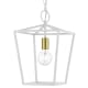 A thumbnail of the Livex Lighting 49432 White with Satin Brass Accent