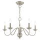 A thumbnail of the Livex Lighting 52165 Alternate Angle (Brushed Nickel)