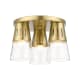 A thumbnail of the Livex Lighting 56454 Natural Brass