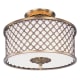 A thumbnail of the Maxim 22361 Natural Aged Brass / Oatmeal Fabric Shade