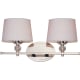 A thumbnail of the Maxim 12762 Polished Nickel / White Fabric Shade