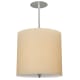 A thumbnail of the Meyda Tiffany 113849 Brushed Nickel / Beige Linen