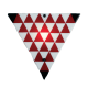 A thumbnail of the Meyda Tiffany 67721 Red / Black White Triangle