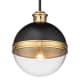 A thumbnail of the Millennium Lighting 4257 Matte Black / Aged Brass