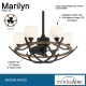 A thumbnail of the MinkaAire Marilyn Marilyn by Minka-Aire