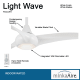 A thumbnail of the MinkaAire Light Wave Detail