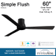 A thumbnail of the MinkaAire Simple Flush 60 Simple Flush 60