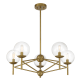A thumbnail of the Minka Lavery 2795 Chandelier with Canopy - Soft Brass