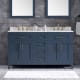 A thumbnail of the Miseno MV-TAHO60-15VVA Midnight Blue / White Cultured Marble