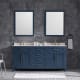 A thumbnail of the Miseno MV-TAHO72-15VVA Midnight Blue / White Cultured Marble