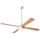 A thumbnail of the Modern Fan Co. Ball with Light Kit Gloss White with Maple Blades and Canopy