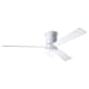 A thumbnail of the Modern Fan Co. Cirrus Flush with Light Kit Gloss White