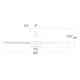 A thumbnail of the Modern Forms Axis 44 Line Drawing