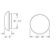 A thumbnail of the Modern Forms FM-3610 Line Drawing