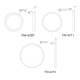 A thumbnail of the Modern Forms FM-4211 Modern Forms-FM-4211-Line Drawing