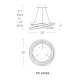 A thumbnail of the Modern Forms PD-24826 Modern Forms-PD-24826-Line Drawing