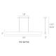 A thumbnail of the Modern Forms PD-58756 Modern Forms-PD-58756-Line Drawing