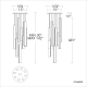 A thumbnail of the Modern Forms PD-64809R Line Drawing