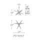 A thumbnail of the Modern Forms PD-92927 Line Drawing