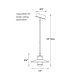 A thumbnail of the Modern Forms PD-W1915 Line Drawing