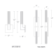 A thumbnail of the Modern Forms WS-30815 Modern Forms-WS-30815-Line Drawing