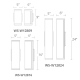 A thumbnail of the Modern Forms WS-W12824 Modern Forms-WS-W12824-Line Drawing