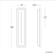 A thumbnail of the Modern Forms WS-W66226-40 Line Drawing