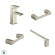 A thumbnail of the Moen 90 Degree Faucet and Accessory Bundle 1 Brushed Nickel