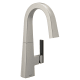 A thumbnail of the Moen S55005 Spot Resist Stainless with Matte Black Handle