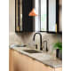 A thumbnail of the Moen S75005 Matte Black Faucet with Brushed Gold Handle
