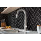 A thumbnail of the Moen S75005 Spot Resist Stainless with Matte Black Handle