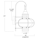 A thumbnail of the Norwell Lighting 1512 Dimensional Drawing