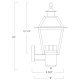 A thumbnail of the Norwell Lighting 2233 Dimensional Drawing